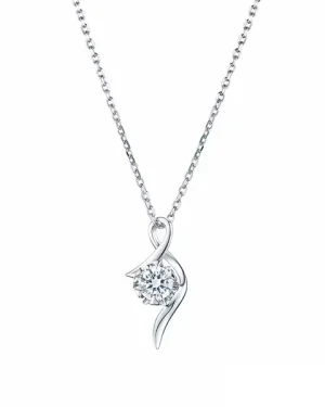 舞動光芒鑽石項鍊