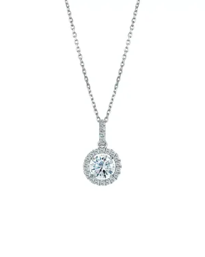 圓滿光環鑽石項鍊