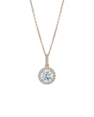 圓滿光環鑽石項鍊