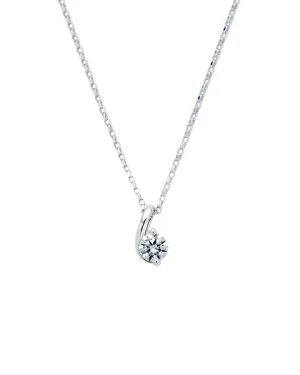 跳躍水滴鑽石項鍊