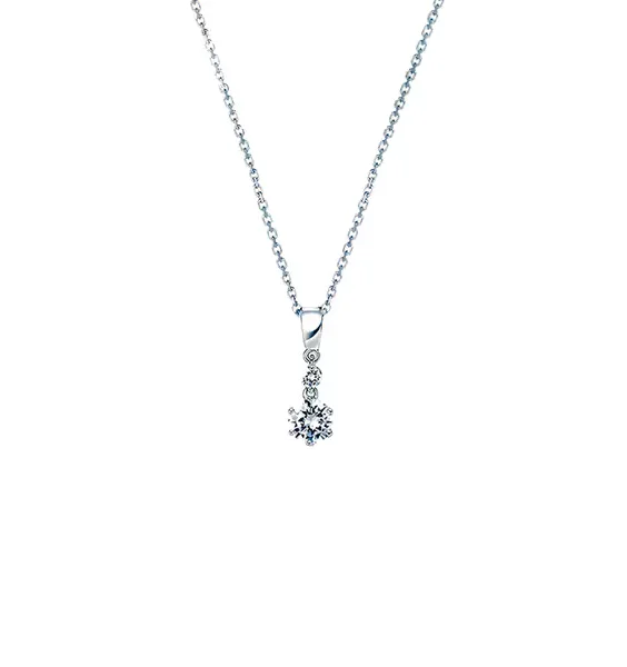 星河亮點鑽石項鍊