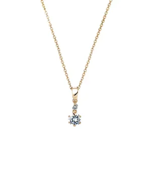 星河亮點鑽石項鍊