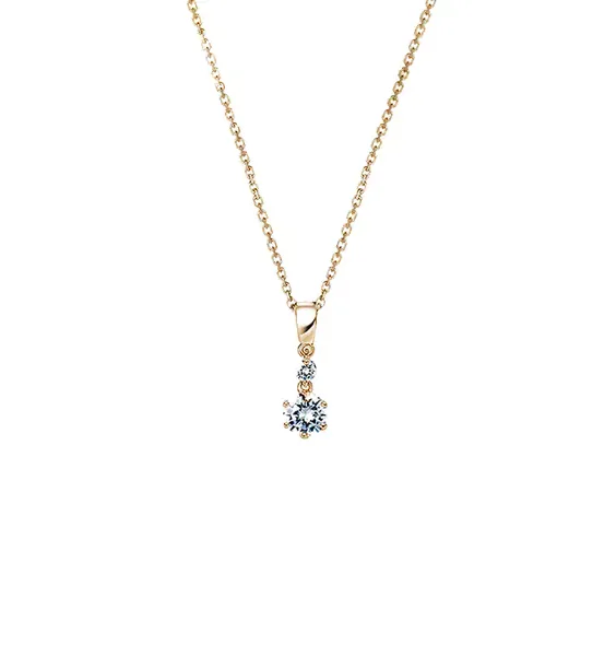 星河亮點鑽石項鍊