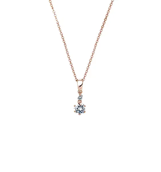 星河亮點鑽石項鍊